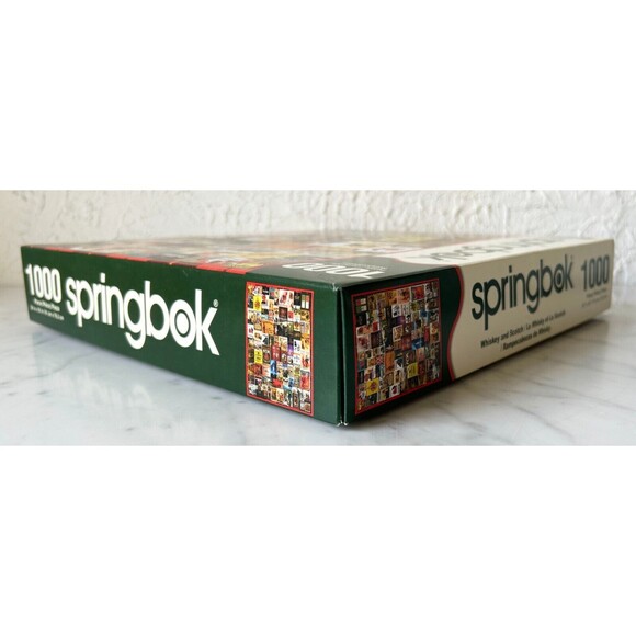 Whiskey and Scotch Springbok Puzzle 1000 Piece COMPLETE Dewar's-Jameson-Old Dad - Picture 6 of 8